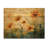 Summer Zinnias Sunlit Petals III - Zinnias Wood Print - On Natural Pine Wood-1983834257