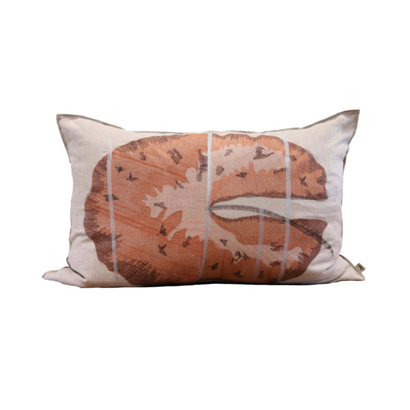 Okavango - Embroidered, Natural/Rust