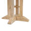 Ensemble de table de salle à manger extensible ronde avec quatre chaises rembourrées, conception de style campagne moderne, structure en bois massif, taille réglable et sièges confortables.