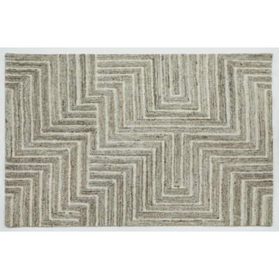 Wrought Studio™ Hand Tufted Wool Tetris Rug