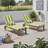 Outdoor Chaise Lounge Cushion with Pocket and Pillow-650635533-668888527