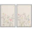 "Foncé champ de couleur noir, paysage abstrait, formes murales, art moderne, décor minimaliste nordique", 2 pièces sur toile-99016036-99016034