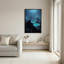 Art mural sur toile, "Phare sur roches dentelées avec piscines bleues"-133518655