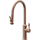 Davoli Pull-Down Kitchen Faucet with Squeeze Sprayer - High Arc Spout