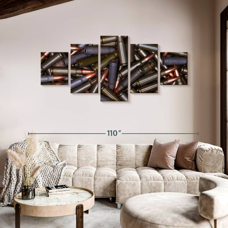 Cartridges, 42" H x 92" W