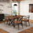 Charming Industrial-Style Dining Table With Sturdy Metal Legs And Distressed Wood Top