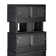 New Age Pet Ecoflex Two Large Reptile Enclosures With Matching Stacker Combo Set In Black