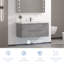 Meuble-lavabo simple 48 po avec plateau en résine