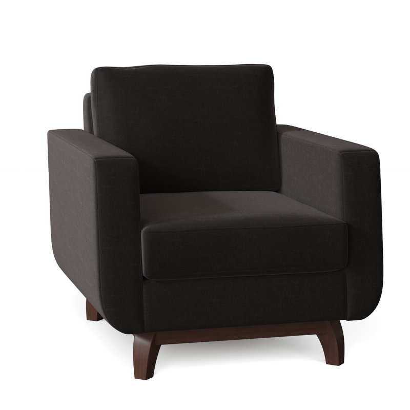 Fauteuil de 35 po de large Loy, Acier Entice