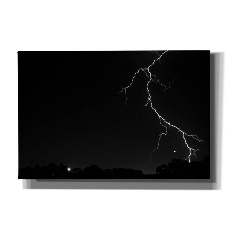 " Lightning Crashes ", 12" H x 18" W x 0.75" D