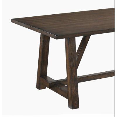 Dark Oak Finish Dining Table