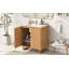 Ensemble de meuble-lavabo en bois 30 po avec lavabo, structure en bois massif et portes à fermeture en douceur 30 po