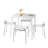 Alaxis 4 - Person Steel Patio Dining Set Square Table