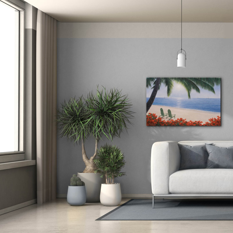 «By The Sea» par Diane Romanello, H 26 po x l 40 po x P 1,5 po