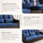 Keaisha 5 Person Outdoor Conversation Furniture Set Seating Group With Coffee Table And Cushions-1098887376-1098887377