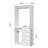 4 Drawers Walk-in Wardrobe Armoire, White