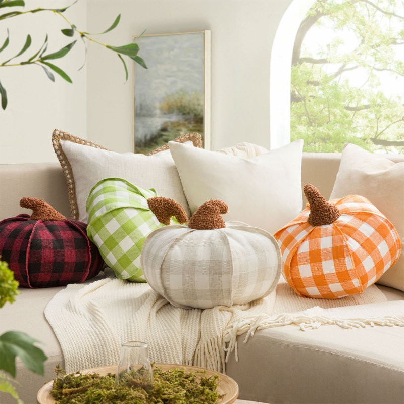 Ensemble de 1 housse de coussin décoratif décoratif Halloween Holiday Collection, Rouge / noir