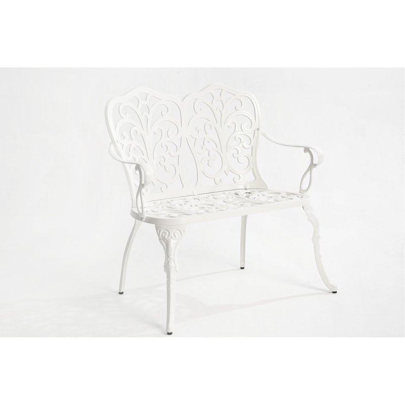 Banc en fonte d'aluminium