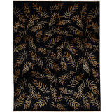 Hand Woven Silk and Wool Floral Area Rug