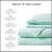 4 PCS Cal King Sheet Set Aqua