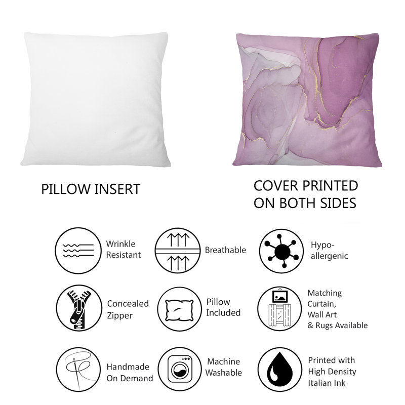 Coussin mauve 1