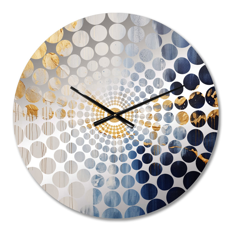 Sittig - Horloge murale peinture abstraite, Petit