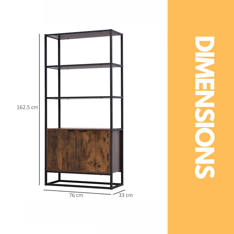 Harpersfield 162.5cm H x 76cm W Standard Bookcase