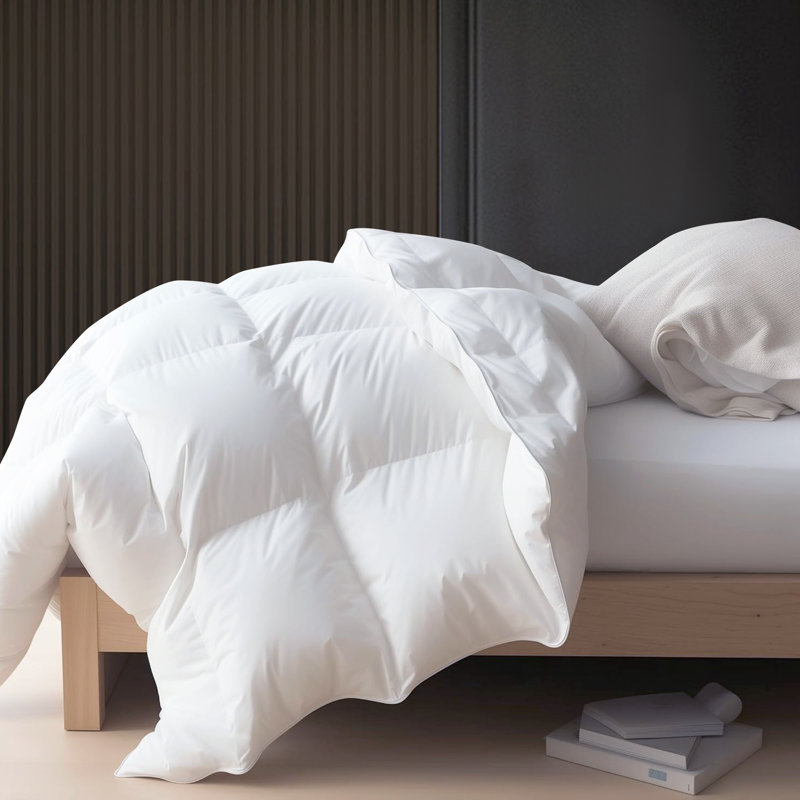 All Season Soft and Warm Feather Down Comforter Duvet Insert, Queen