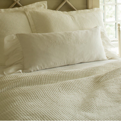 Sweet Dreams Linen Down Bolster Pillow