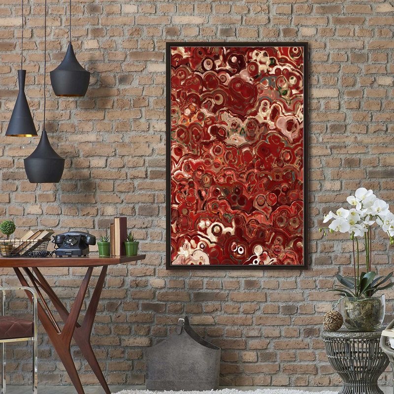 «James Matter (vertical)» par Mark Lawrence, Cadre flottant espresso, H 51,5 po x l 31,5 po x P 2 po