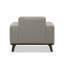 Chaise rembourrée Vicenza Mid-Century, gris-828068537