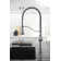 Kohler Tournant® Single Handle Semi-Professional Pre-Rinse Kitchen Faucet with Three-Function Pull Down Sprayer
