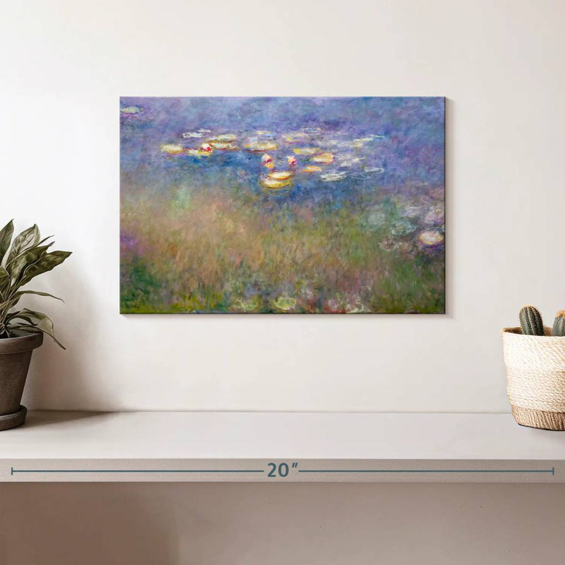 Harnek Water Lilies II, 8" H x 12" W
