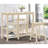 3-Piece Counter Height Set With Shelves