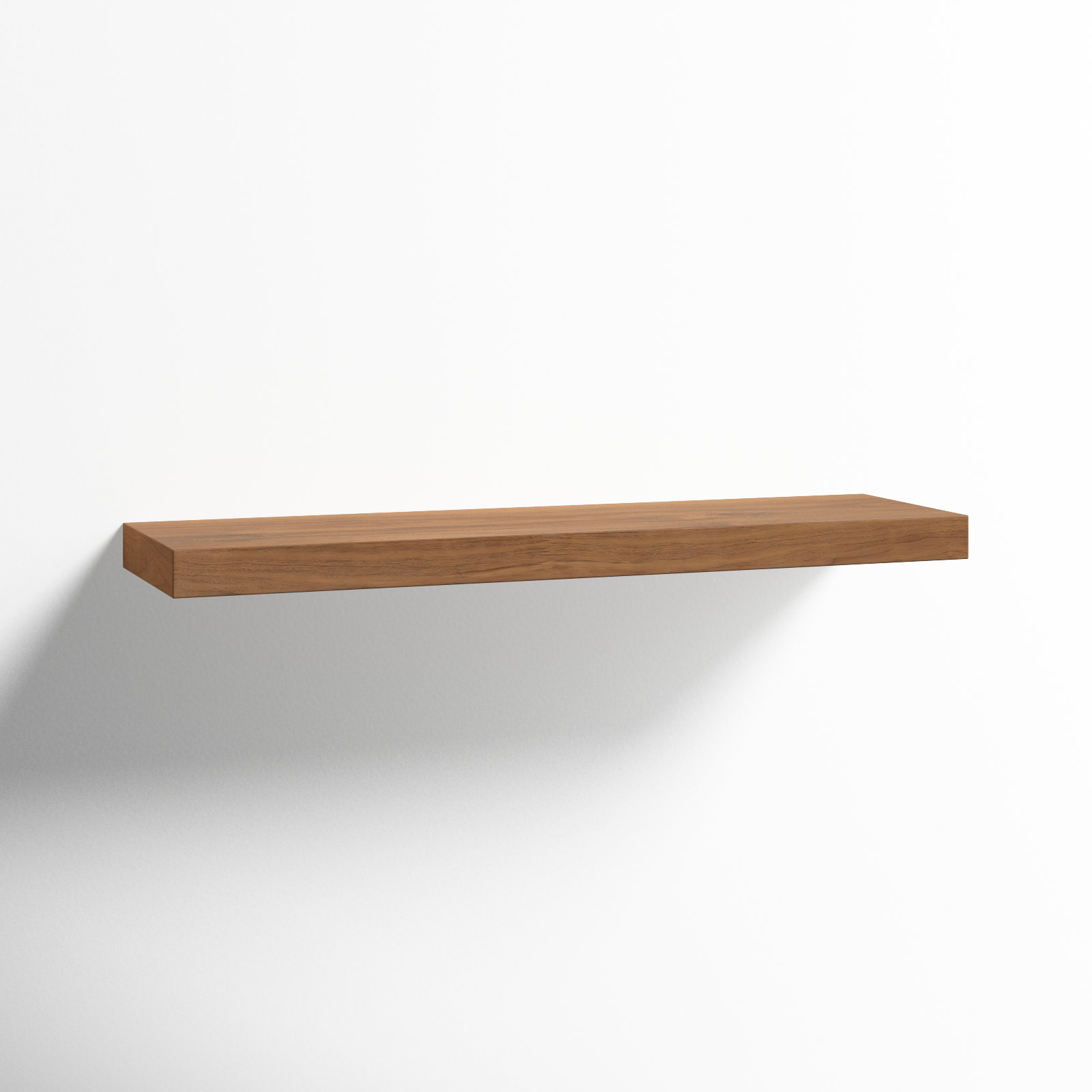 Sherice Floating Shelf, Walnut, 1.97" H x 36.23" W x 10.24" D