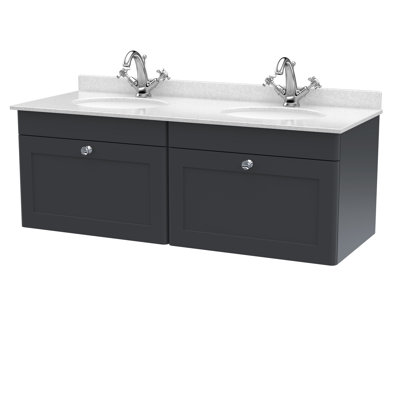 Classique 1220mm Double Bathroom Vanity with Undermount Vitreous China Basin