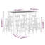 Screven 150cm Bar Set