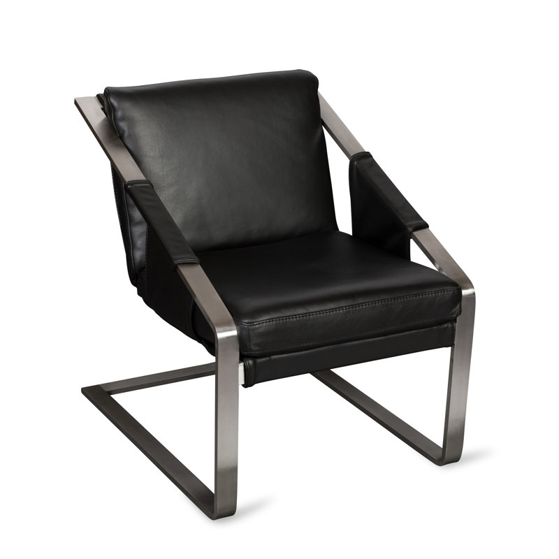 Fauteuil Rehaan, Acier, Nuit Da Vinci (noir)