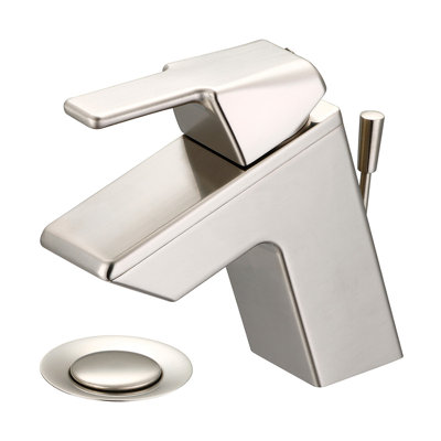 Single-Hole Bathroom Faucet with Drain Assembly