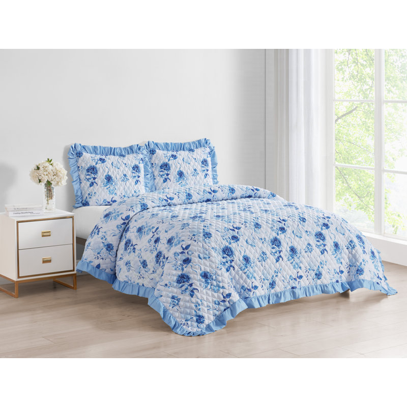 Ensemble de courtepointe en microfibre / polyester Kiylan, Courtepointe très grand et 2 très grandes taies