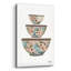  «Floral Mixing Bowls» par Michele Norman, art mural en verre acrylique, 12 po x 16 po