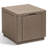 Allibert 42cm Wide Square Solid Colour Ottoman with Storage-37961817
