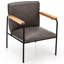 Marsworth Faux Leather Armchair-378073760