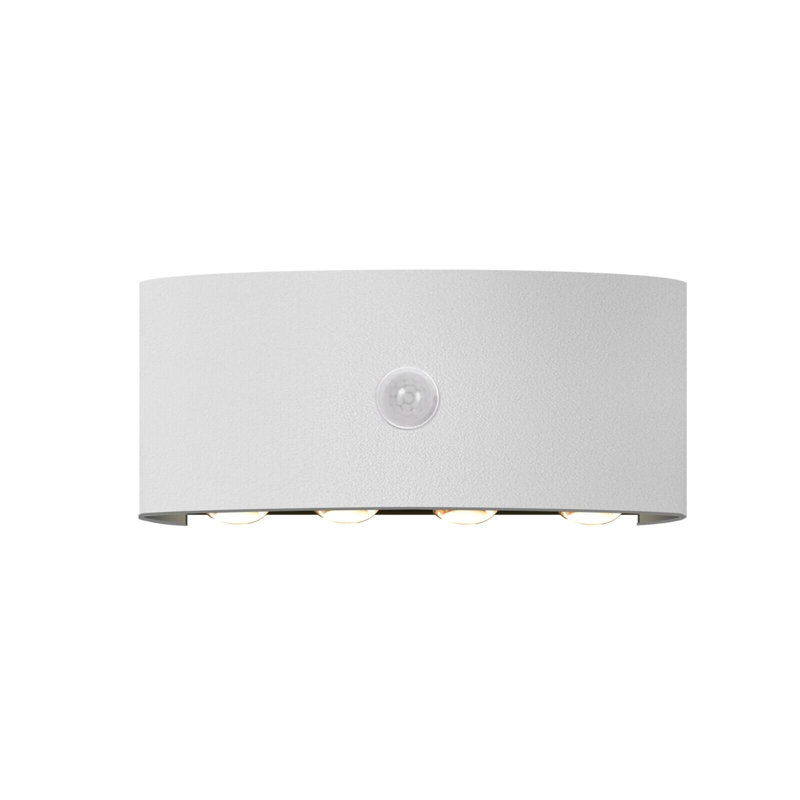 Bladimir White 22cm H Integrated LED Outdoor Flush Mount, 2 Lights