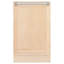 ZLINE 18 in. Tallac 3rd Rack Dishwasher with Auto Door Open Drying, 51dBa, Unfinished Wood Panel