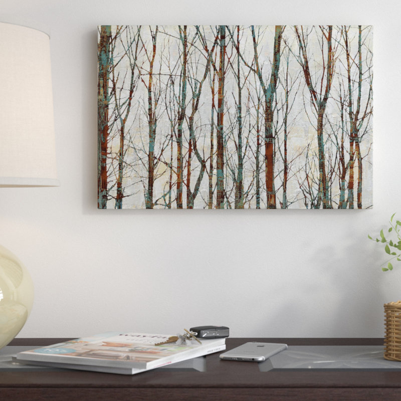« into the thé », reproduction d’impression sur toile, H 18 po x l 26 po x P 1,5 po