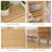 6 Flip Drawers Shoe Storage Cabinet, Shoe Rack with Adjustable Shelf, Narrow Freestanding Hidden Shoe Organizer with Striped Surface