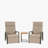 Bima Metal 2 - Person Seating Group with Cushions-96412979