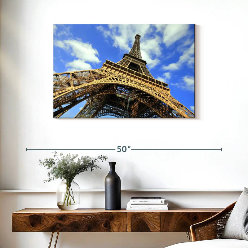 Lilie Towering Eiffel Tower Paris, 24" H x 36" W
