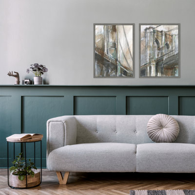 "Amanti Art Icon of Architecture No. 1 & No. 2 - 2 pièces par Ethan Harper, art mural sur toile